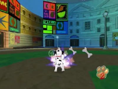 Disney's 102 Dalmatians: Puppies to the Rescue gameplay screenshot on Dreamcast