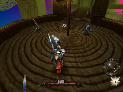 Draconus: Cult of the Wyrm gameplay screenshot on Dreamcast