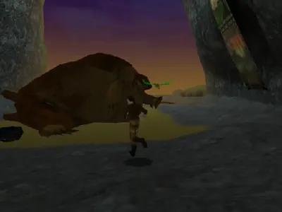 Dragonriders: Chronicles of Pern gameplay screenshot on Dreamcast