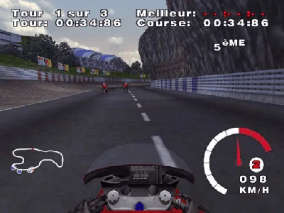 Ducati World Racing Challenge gameplay screenshot on Dreamcast