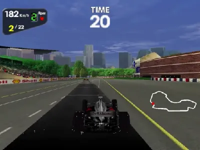 F1 Racing Championship gameplay screenshot on Dreamcast