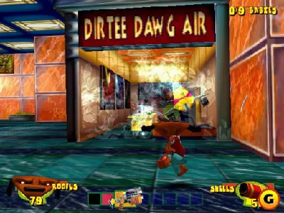 Fur Fighters gameplay screenshot on Dreamcast