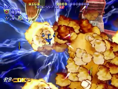 Giga Wing 2 gameplay screenshot on Dreamcast