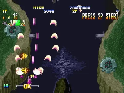 Giga Wing gameplay screenshot on Dreamcast