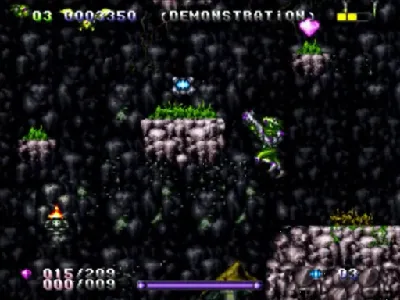 Gunlord gameplay screenshot on Dreamcast