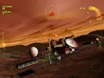 Incoming gameplay screenshot on Dreamcast