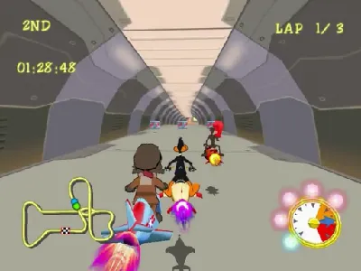 Looney Tunes: Space Race gameplay screenshot on Dreamcast