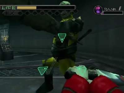 Maken X gameplay screenshot on Dreamcast