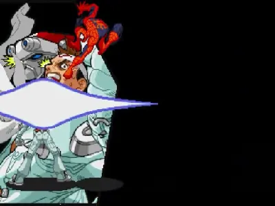 Marvel vs. Capcom: Clash of Super Heroes gameplay screenshot on Dreamcast