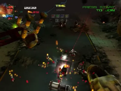 Millennium Soldier: Expendable gameplay screenshot on Dreamcast