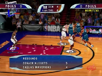 NBA Hoopz gameplay screenshot on Dreamcast