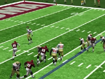 NCAA College Football 2K2: Road to the Rose Bowl gameplay screenshot on Dreamcast