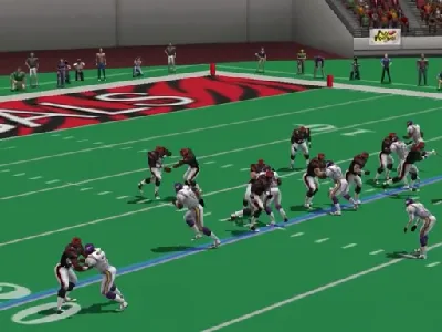 NFL 2K gameplay screenshot on Dreamcast