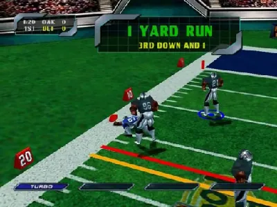 NFL Blitz 2000 gameplay screenshot on Dreamcast
