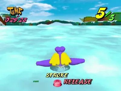 Pen Pen TriIcelon gameplay screenshot on Dreamcast