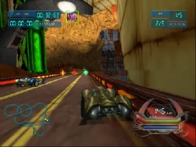 POD 2 gameplay screenshot on Dreamcast