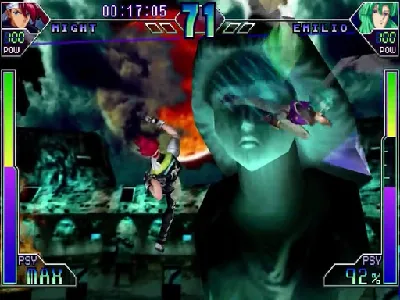 Psychic Force 2012 gameplay screenshot on Dreamcast