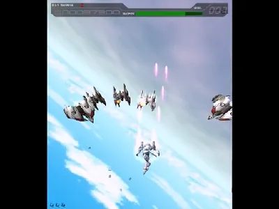 Psyvariar 2 gameplay screenshot on Dreamcast
