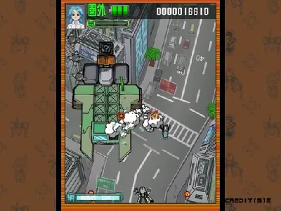Radirgy gameplay screenshot on Dreamcast