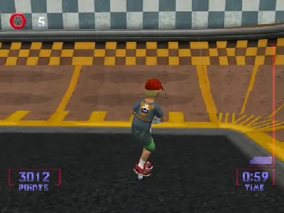 Razor Freestyle Scooter gameplay screenshot on Dreamcast