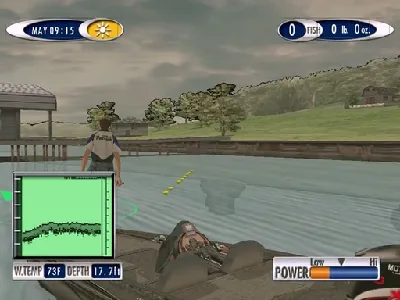 Sega Bass Fishing 2 gameplay screenshot on Dreamcast
