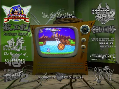 Sega Smash Pack gameplay screenshot on Dreamcast