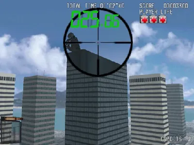 Silent Scope gameplay screenshot on Dreamcast