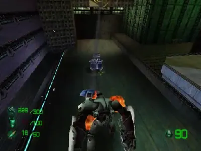 Slave Zero gameplay screenshot on Dreamcast