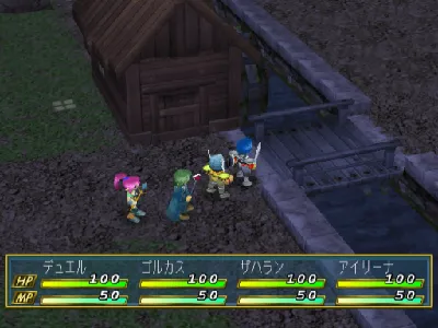 Sorcerian gameplay screenshot on Dreamcast