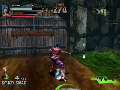 Soul Fighter gameplay screenshot on Dreamcast