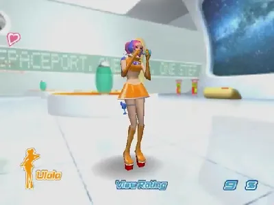 Space Channel 5 gameplay screenshot on Dreamcast