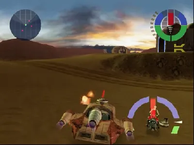 Star Wars: Demolition gameplay screenshot on Dreamcast