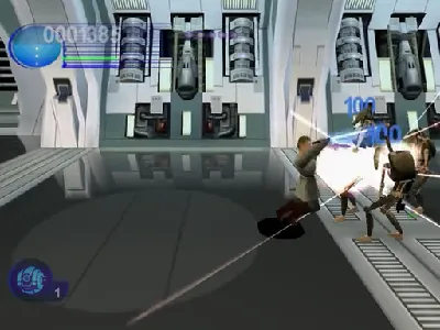 Star Wars Episode I: Jedi Power Battles gameplay screenshot on Dreamcast
