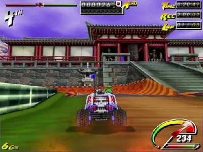 Stunt GP gameplay screenshot on Dreamcast