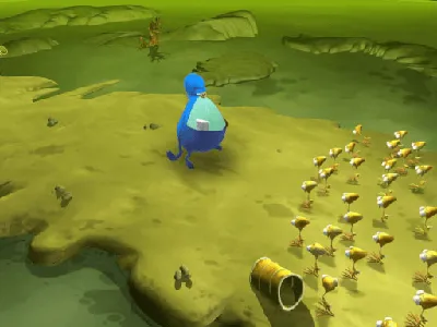 Stupid Invaders gameplay screenshot on Dreamcast