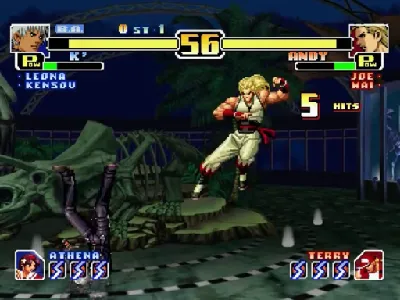 The King of Fighters '99 gameplay screenshot on Dreamcast
