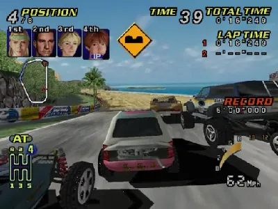 TNN Motorsports Hardcore Heat gameplay screenshot on Dreamcast