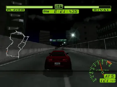 Tokyo Xtreme Racer gameplay screenshot on Dreamcast