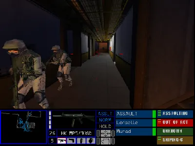 Tom Clancy's Rainbow Six: Rogue Spear gameplay screenshot on Dreamcast