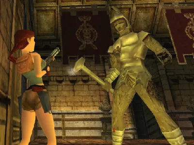 Tomb Raider: Chronicles gameplay screenshot on Dreamcast