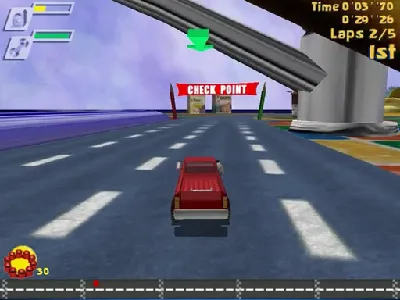 Toy Racer gameplay screenshot on Dreamcast