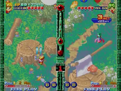 Twinkle Star Sprites gameplay screenshot on Dreamcast