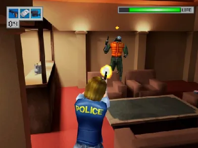 Undercover AD2025 Kei gameplay screenshot on Dreamcast