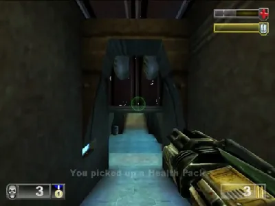 Unreal Tournament gameplay screenshot on Dreamcast