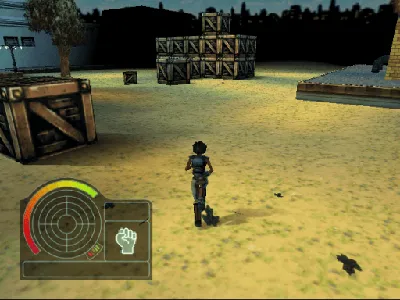 Urban Chaos gameplay screenshot on Dreamcast