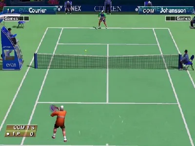 Virtua Tennis gameplay screenshot on Dreamcast