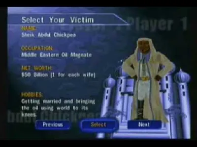 Who Wants to Beat Up a Millionaire? gameplay screenshot on Dreamcast