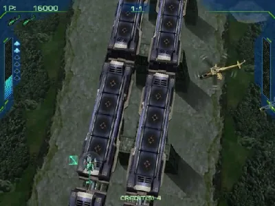 Zero Gunner 2 gameplay screenshot on Dreamcast