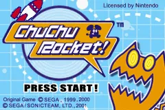 2 Games in 1: Columns Crown + ChuChu Rocket! gameplay screenshot on GBA