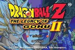 2 Games in 1: Dragon Ball Z: The Legacy of Goku I & II gameplay screenshot on GBA